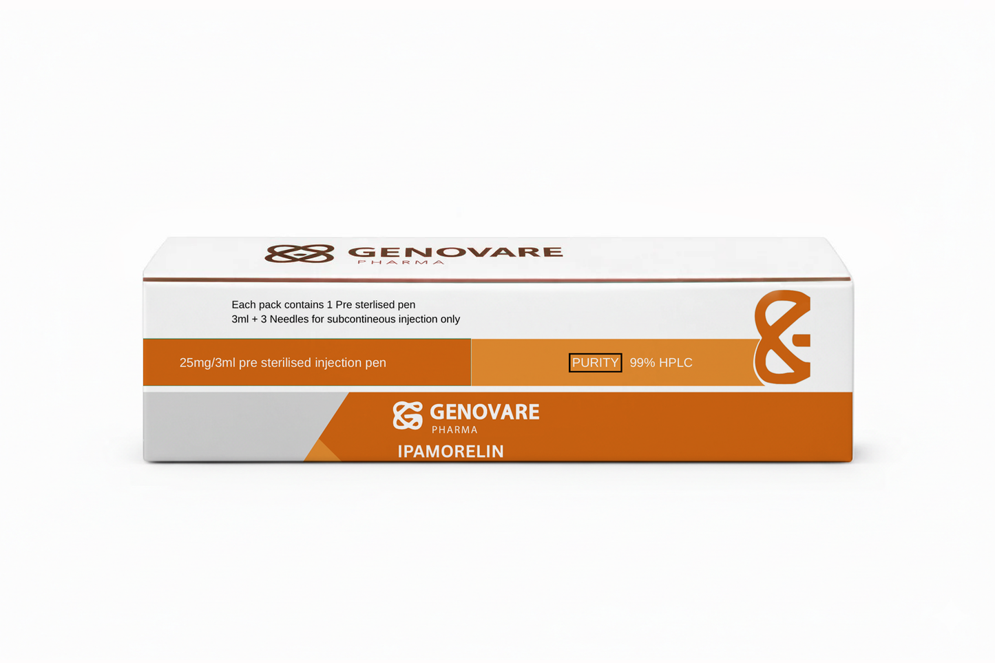 Genovare Peptides | Ipamorlien 25 mg Pen