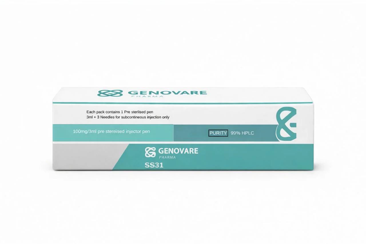 Box of Genovare products on a white background