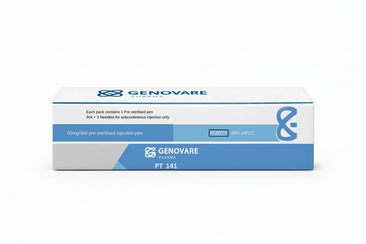Genovare PT 141 packaging on a white background