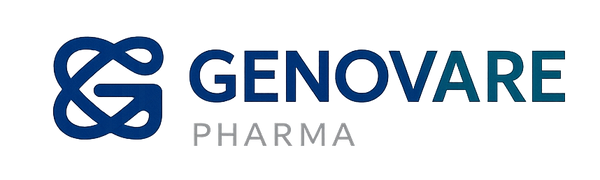 Genovare Pharma logo on a white background