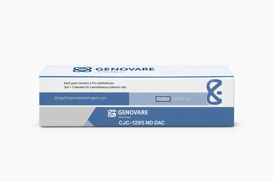 Genovare Peptides | CJC-1295 NO DAC – 25mg/3ml Pre-Sterilised Pen