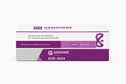 Genovare Peptides | AOD-9604 – 25mg/3ml Pre-Sterilised Pen