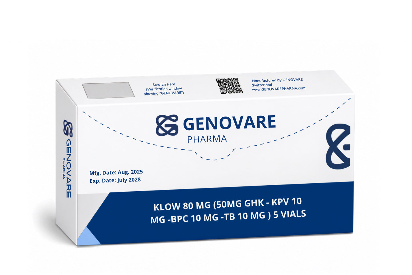 Genovare Peptides | KLOW 80mg Stack – 5 Vials