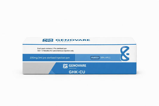 Genovare Peptides | GHK-Cu -  100mg/3ml Pre-Sterilised Injection Pen